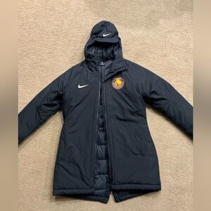 Nike Black Hooded Jacket with Utah Royals FC logo
